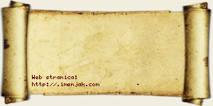 Ignjatije Veljoglavac vizit kartica